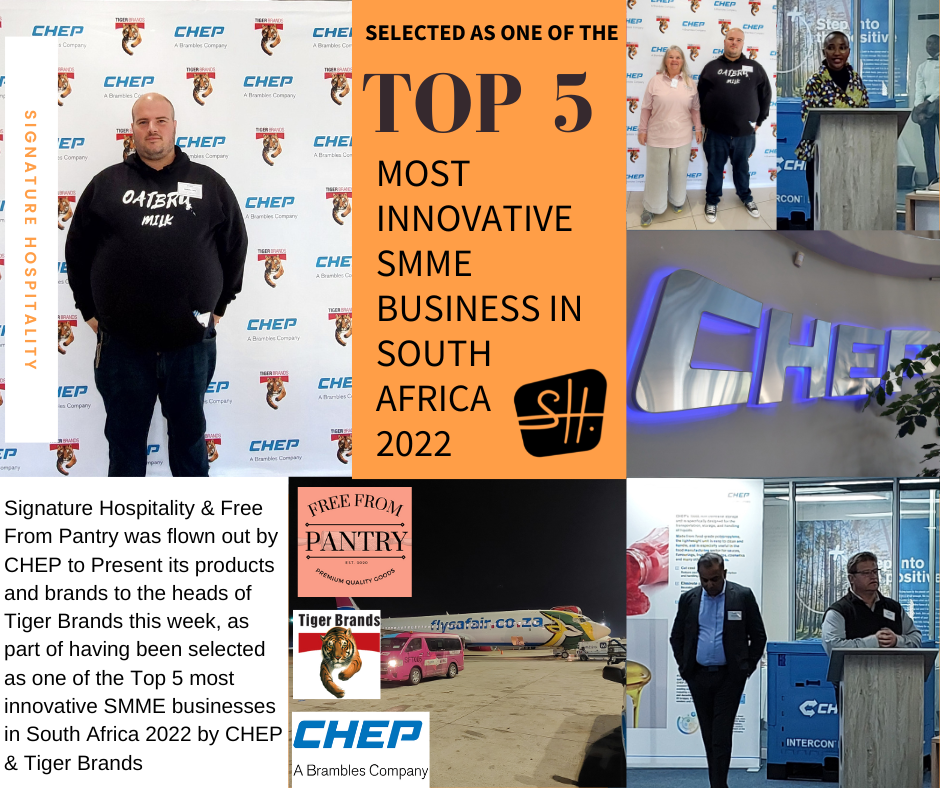 Selected as one of the Top 5 SMME businesses in SA 2022